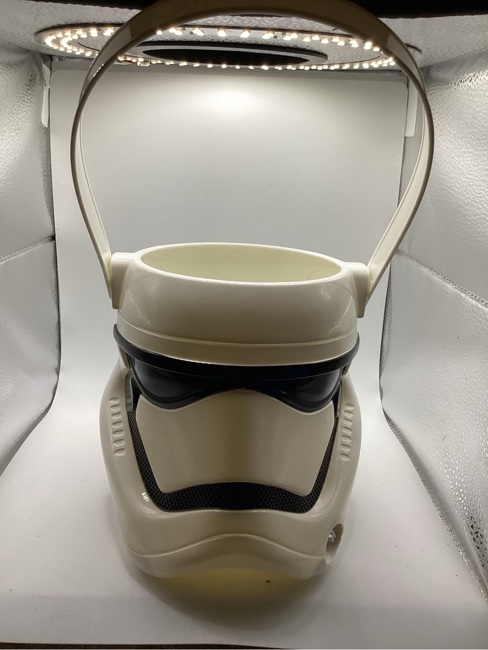 Star Wars Cream Stormtrooper Helmet Candy/Decor Bucket